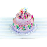 Wedding Cake Lover Birds Pop-Up Card