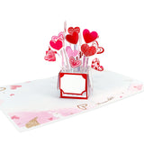 Heart Balloon Valentine Box Pop-Up Card