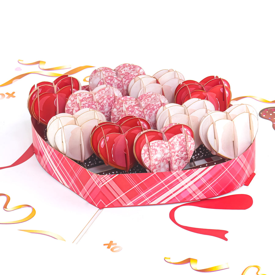 Valentine Heart Chocolate Pop-Up Card