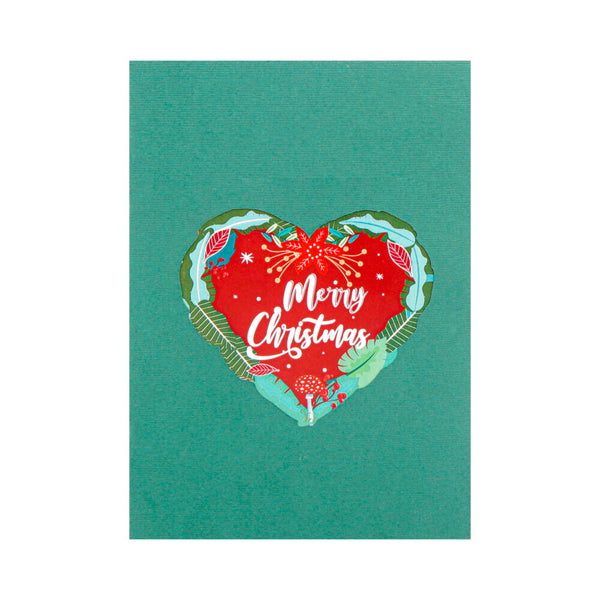 Christmas Heart Pop-Up Card - Image 3