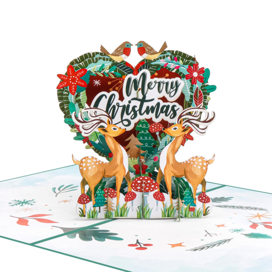 Christmas Heart Pop-Up Card