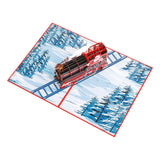 Santa Express Pop-Up Card