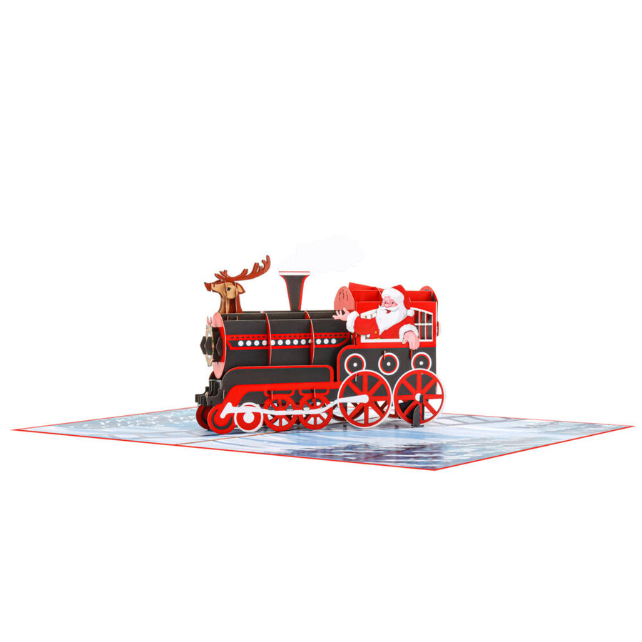 Santa Express Pop-Up Card