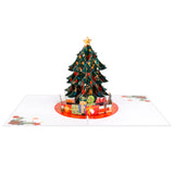 Christmas Tree With Presents Pop-Up Card