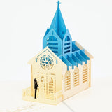 Church Wedding Popup Card
