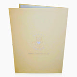 Married Couple At The Wedding Altar 3D Pop Up Card