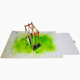 Married Couple At The Wedding Altar 3D Pop Up Card