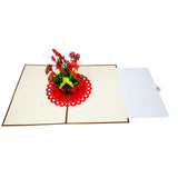 Pansy in a Pot 3D Pop Up Card UK