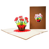 Pansy in a Pot 3D Pop Up Card UK