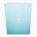 Congratulations New Baby Boy Blue Cot 3D Pop Up Cards UK
