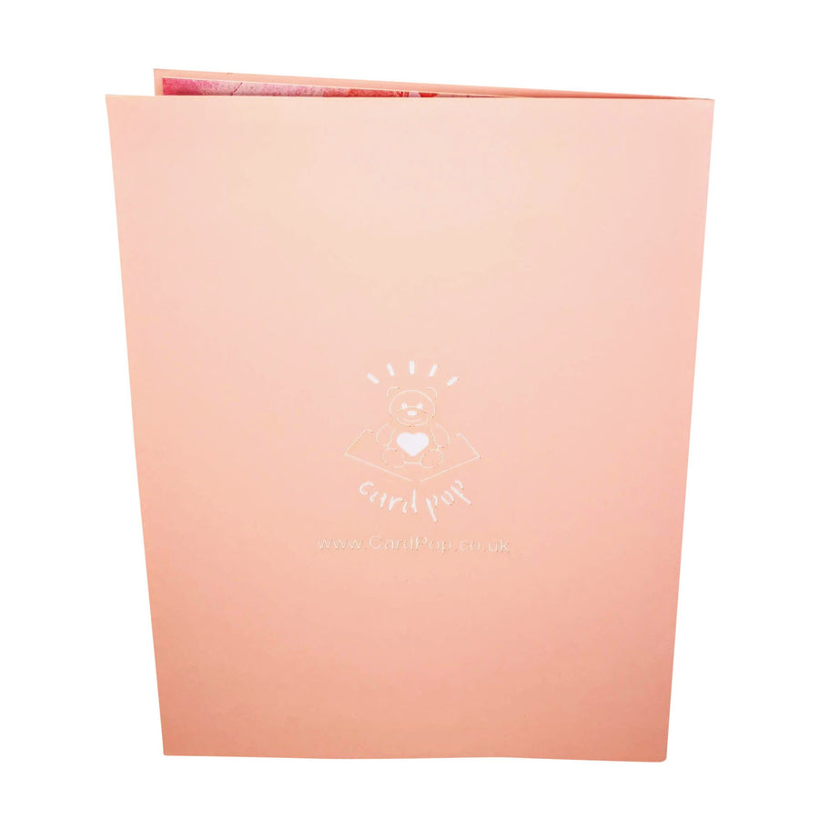 Flower Bride 3D Pop Up Card UK