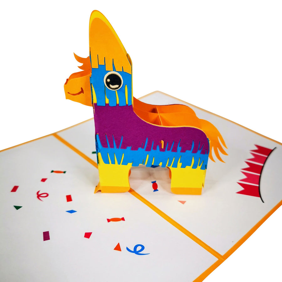 Birthday Pinata 3D Pop Up Card UK