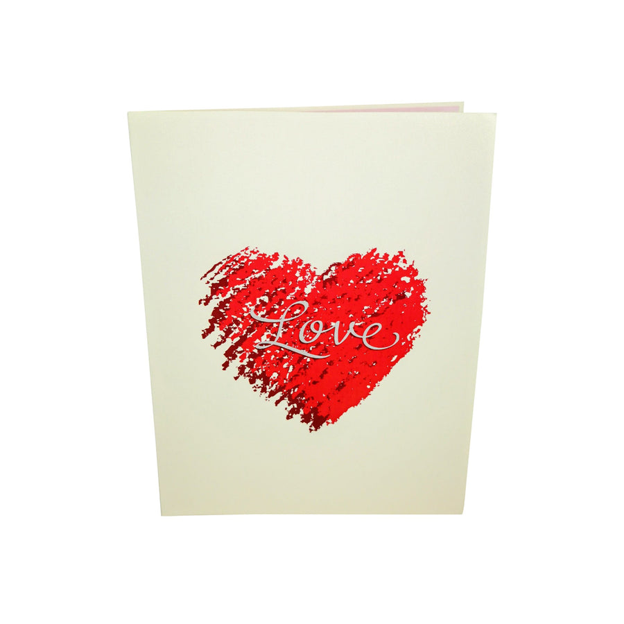 Couple in Love and Love Heart Tree 3D Pop Up Card UK