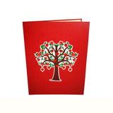 Tree of Hearts Love Valentine Anniversary Wedding 3D Pop Up Card UK