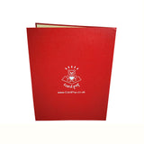 Tree of Hearts Love Valentine Anniversary Wedding 3D Pop Up Card UK