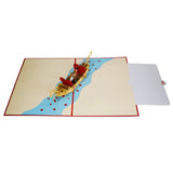 Romance Gondola Love Valentine Anniversary Wedding 3D Pop Up Card UK