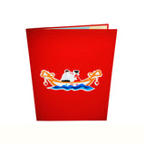 Romance Gondola Love Valentine Anniversary Wedding 3D Pop Up Card UK