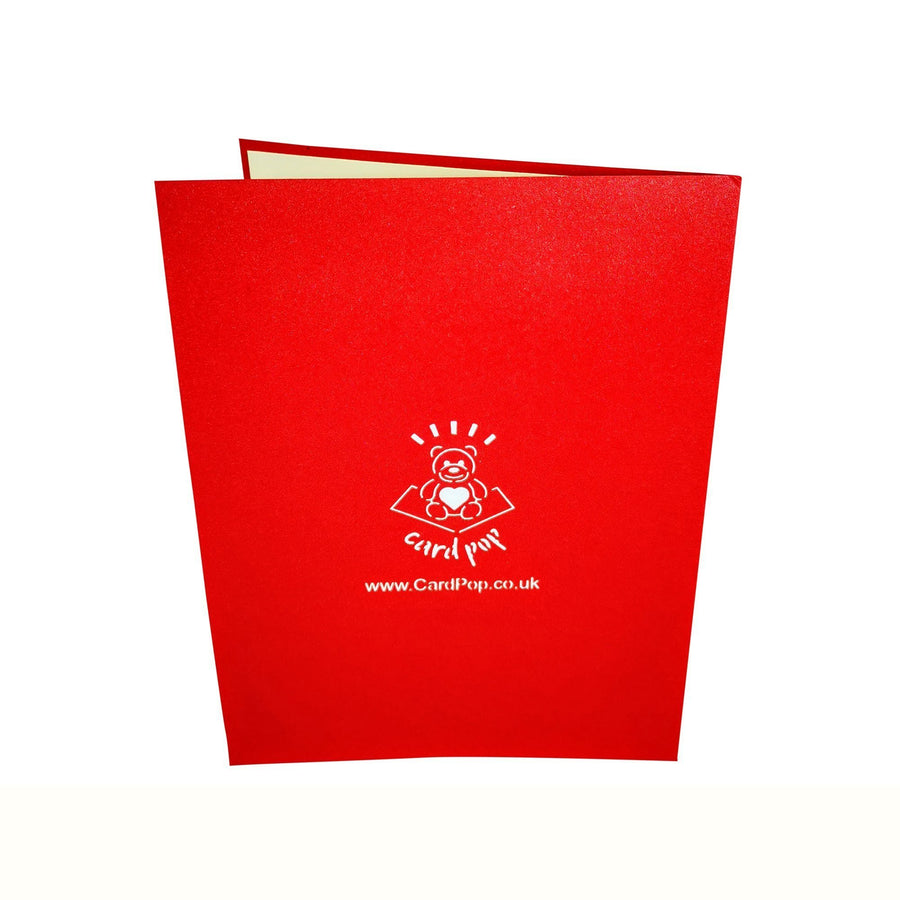 Fluttering Love Hearts Valentine Anniversary Wedding 3D Pop Up Card UK