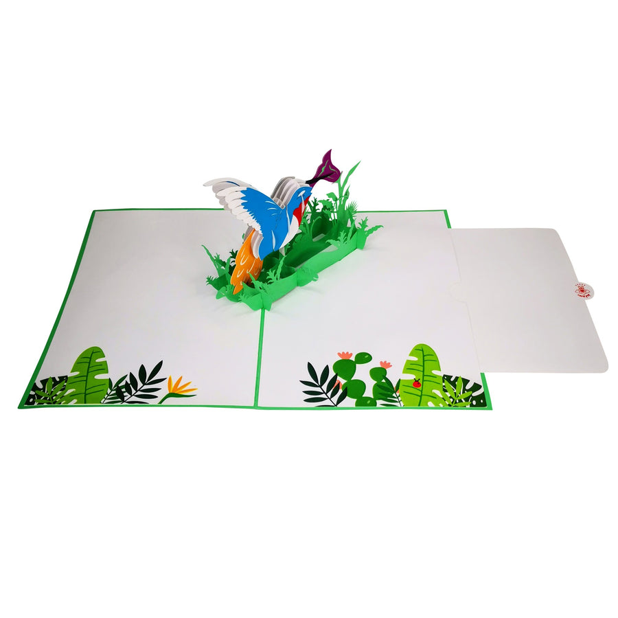 Hummingbird 3D Pop Up Card UK