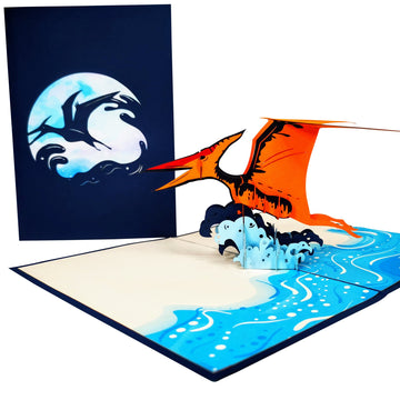 Pterodactyl Dinosaur 3D Pop Up Card UK