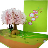 Female & Female Romance Scene 3D Pop Up Card UK