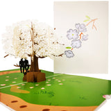 Male & Male Romance Scene Pop-Up Card