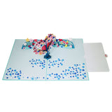 Heart of Flowers 3D Pop Up Card UK