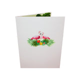 Flamingoes in Paradise 3D Pop Up Card UK
