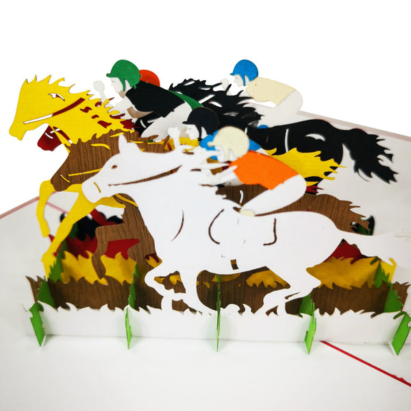 Horse Racing Pop-Up Card - Image 3