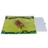 Golden Retriever 3D Pop Up Card UK