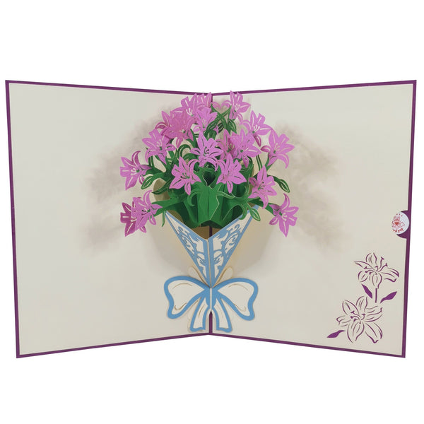 Lily Bunch Pop-Up Card - Image 4
