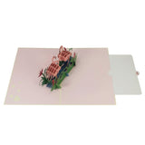 Flamingo Couple 3D Pop Up Card UK