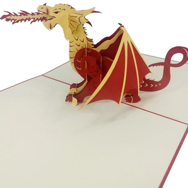 Fierce Dragon Pop-Up Card - Image 3