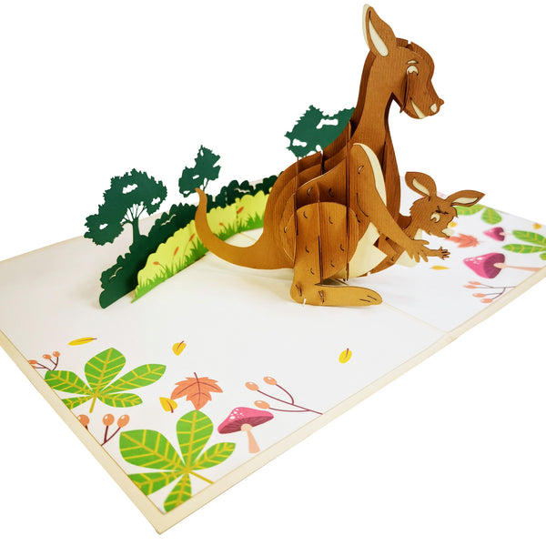 Kangaroo Pop-Up Card - Image 4