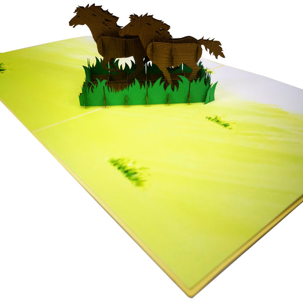 Galloping Horses Pop-Up Card - Image 4