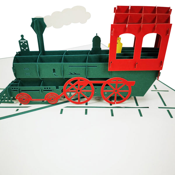 Choo Choo Train Pop-Up Card - Image 3
