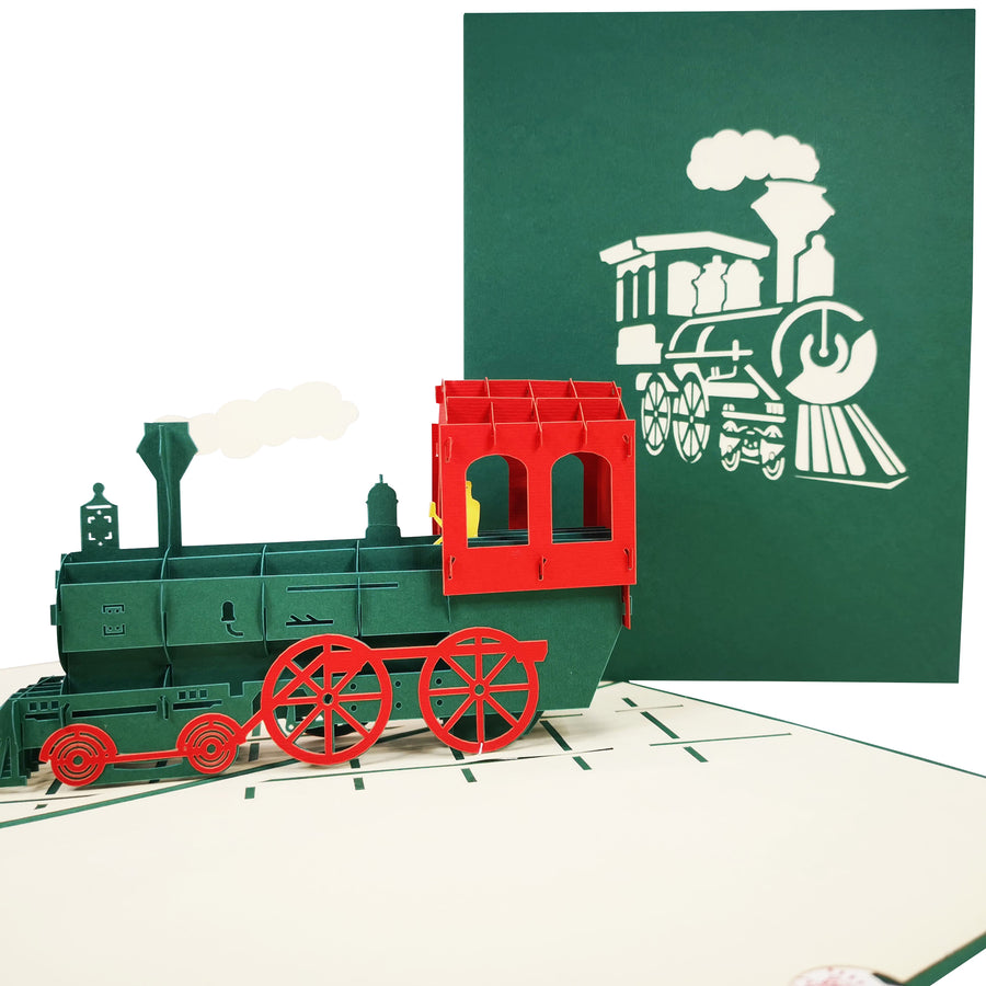 Choo Choo Train Popup Card UK