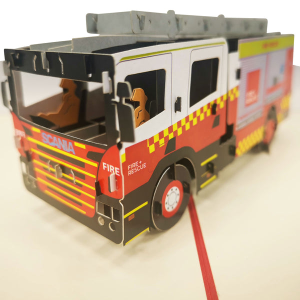 Fire Engine Pop-Up Card - Image 4
