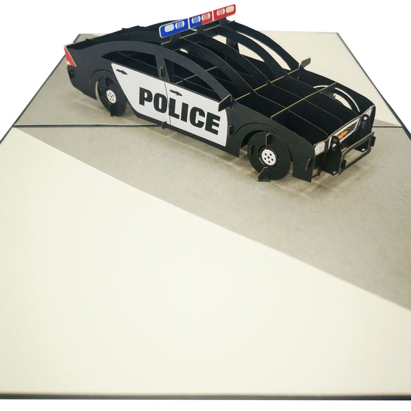 American Cop Car Pop-Up Card - Image 4