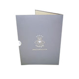 Silver Military Helicopter 3D Pop Up Card UK