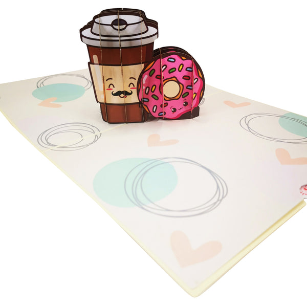 Coffee & Donuts Pop-Up Card - Image 4