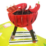 BBQ Picnic 3D Pop Up Card UK
