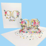 Ninetieth Birthday 3D Pop-Up Card UK