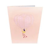 Love, Marriage & Hot Air Balloons 3D Pop-Up Card UK