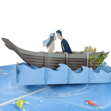 Wedding Boat Pop-Up Card