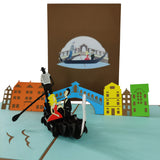 Venetian Gondola Pop-Up Card