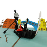 Venetian Gondola Pop-Up Card