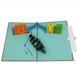 Venetian Gondola Pop-Up Card