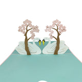 Love Swans Pop-Up Card