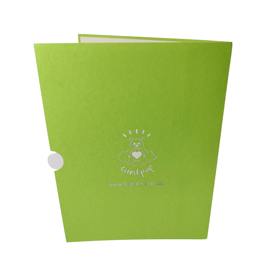 Mixed Pink Flower Bouquet Pop-Up Card